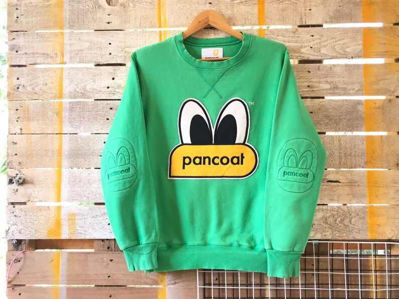 Vintage Pancoad Sweatshirt Pancoat Green Color Sweatshirt Pullover