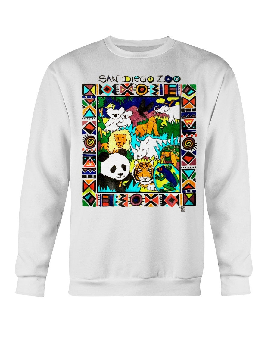 Vintage  San Diego Zoo Animal Sweatshirt 062421