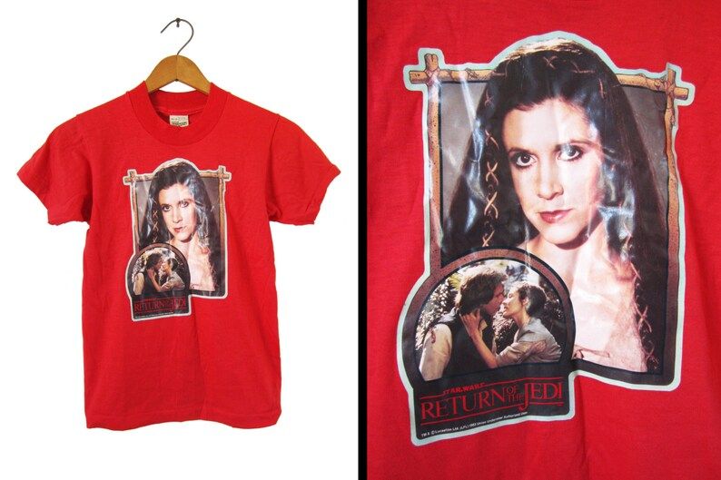 Vintage Star Wars T Shirt 80S Princess Leia Return Of The Jedi