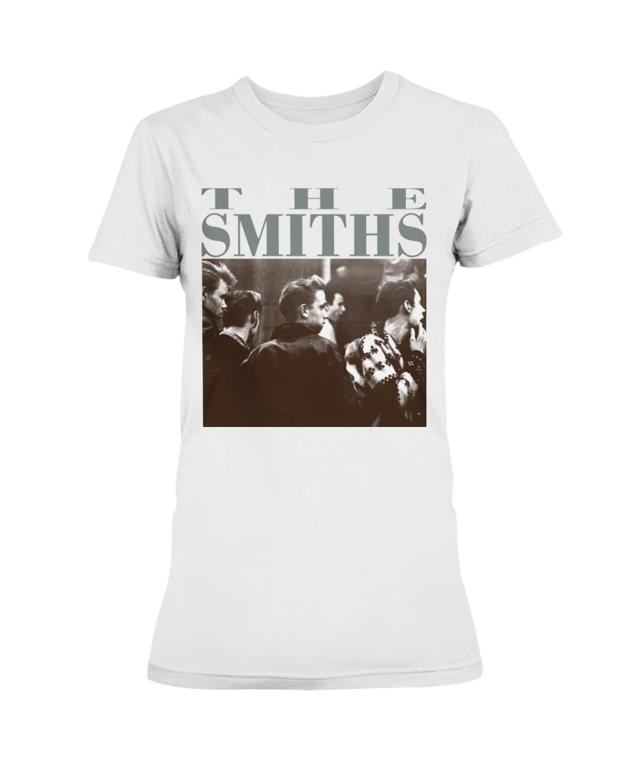 Vintage The Smiths The World Wont Listen Rock Tour Concert Ladies T Shirt 211209