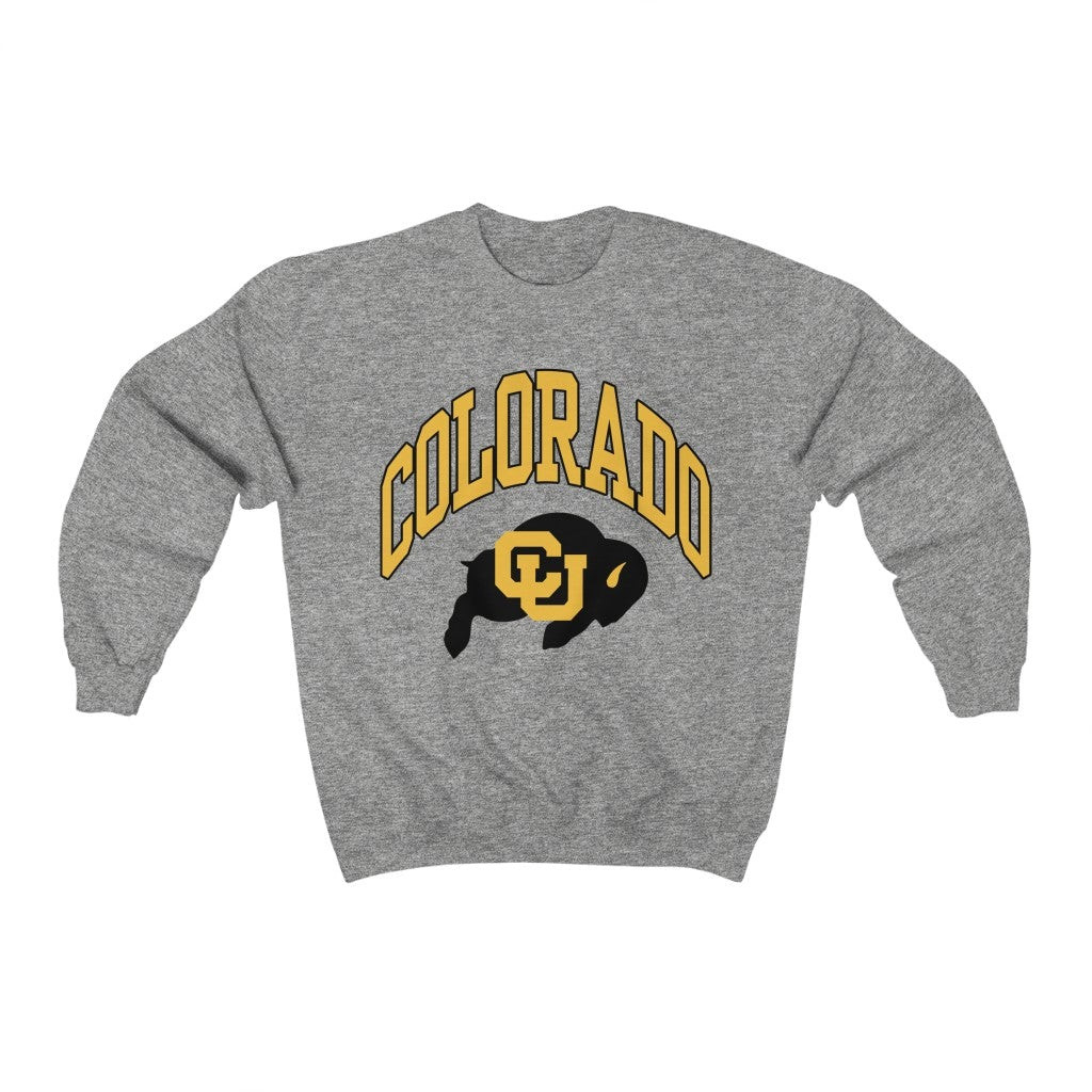 Vintage University Of Colorado Buffaloes Champion Reverse Weave Sweatshirt 211204